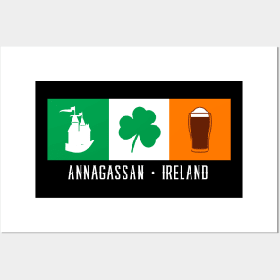 Irish Flag - Annagassan Ireland, Gaelic Posters and Art